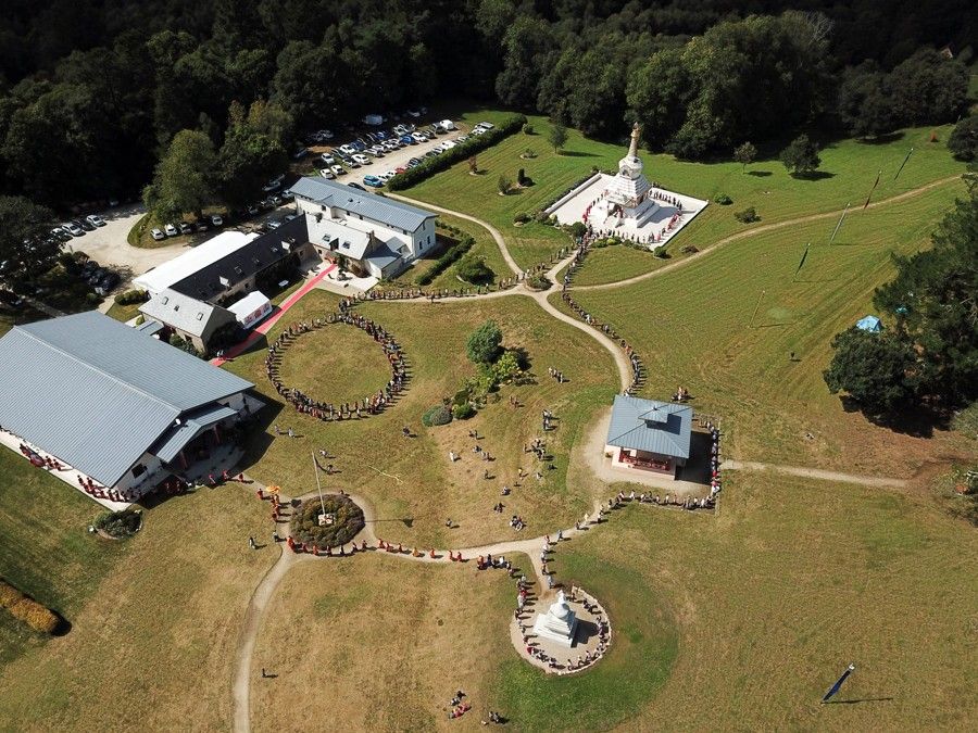 Aerial view of the center - August 2019