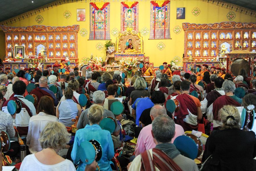 Drukpa Plouray temple, view from inside